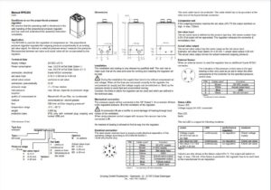 Titelseite der Produktbroschüre des elektronischen Druckreglers PCS-DRP70