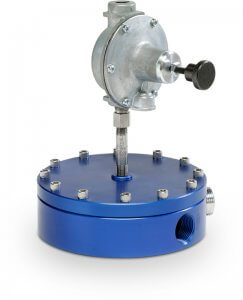 GS pressure valve with pilot controller