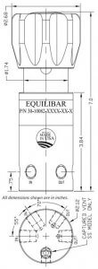 2D drawing of Equilibar Equilibar Model 3000