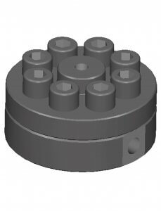 Abdeckung 3D-Modell für HT-Einheit